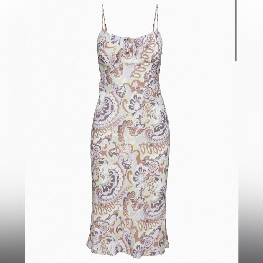 Wilfred Aritzia Babydoll Below Midi Dress